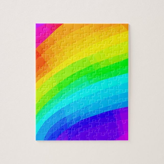 Bright Rainbow Roligt and Challenging Puzzle Pussel (Vertikal)