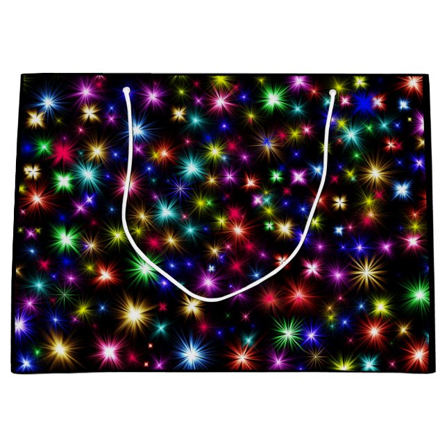 Bright Rainbow Sparkles, Stars & Fireworks (Framsidan)