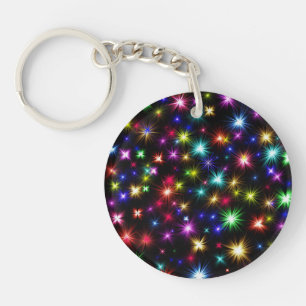 Bright Rainbow Sparkles, Stars & Fireworks