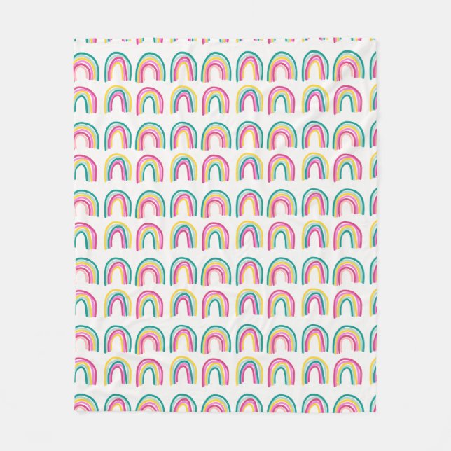 Bright Rainbows Fleecefilt (Framsidan)