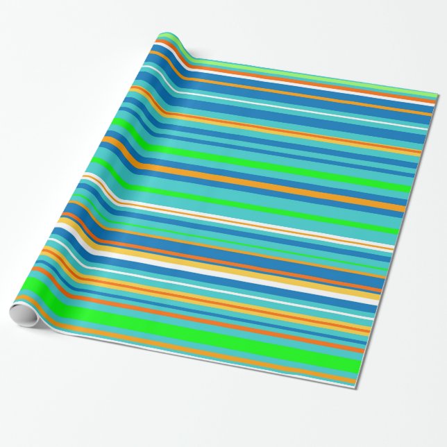 Bright Rand Presentpapper (Utrullad)