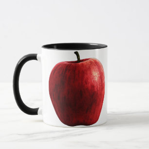 Bright Red Apple Mugg