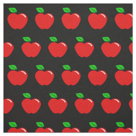 Bright Red Apple Polka dots Tyg