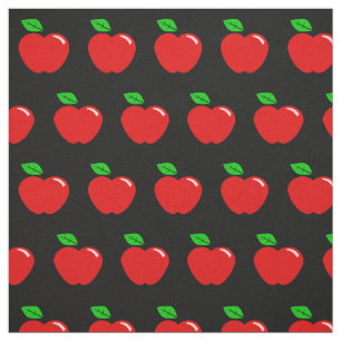 Bright Red Apple Polka dots Tyg