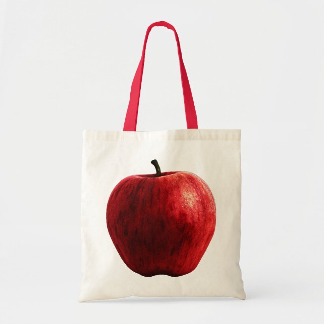 Bright Red Apple Tygkasse (Framsidan)