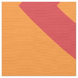 Bright Red Heart Monogram Tyg
