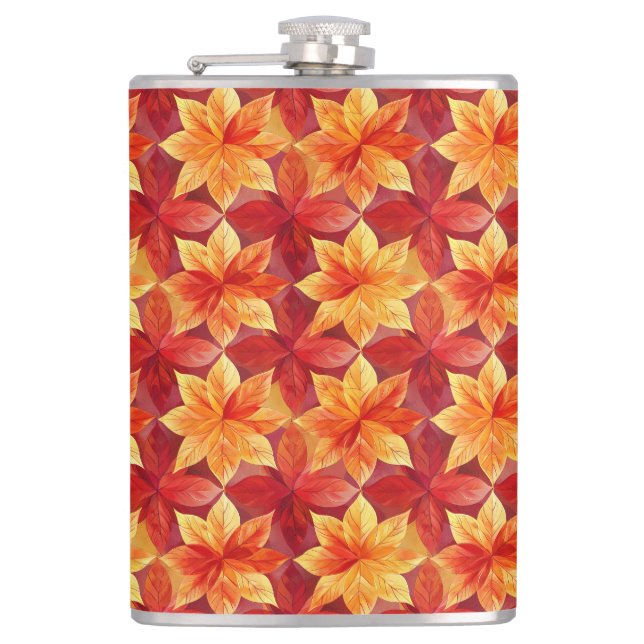 BRIGHT RED OCH ORANGE FALL HÖST LÖV FICKPLUNTA (Framsidan)