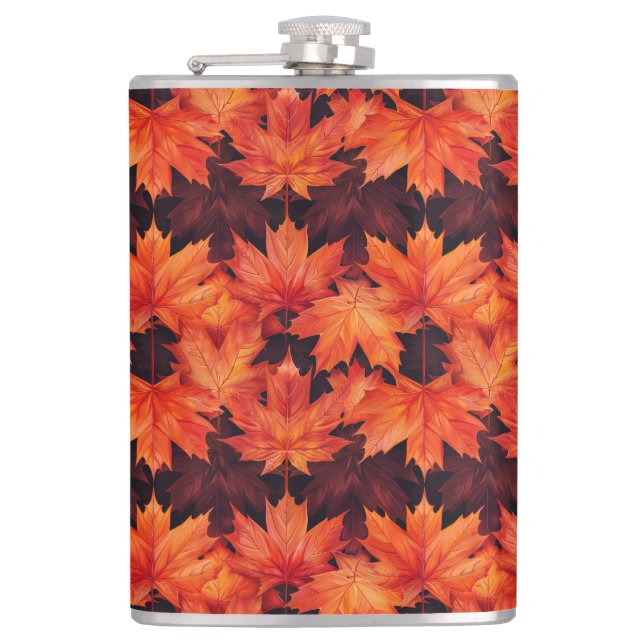 BRIGHT RED OCH ORANGE FALL HÖST LÖV FICKPLUNTA (Framsidan)