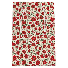 Bright Red Poinsettias