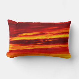Bright Red Sunset Lumbarkudde
