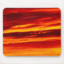 Bright Red Sunset