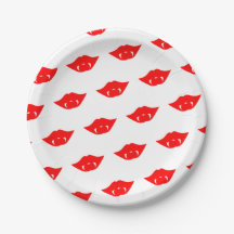 Bright Red Vampre Läppar