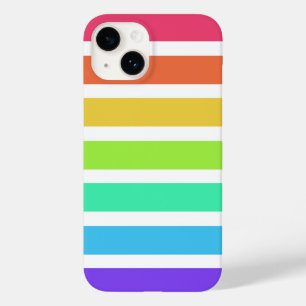 Bright regnbåge rand Fodral-Mate iphone case