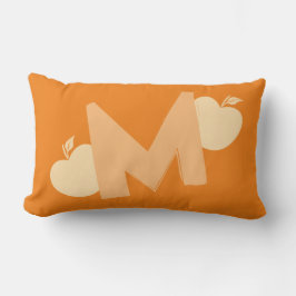 Bright Roligt Apple Monogram Lumbarkudde
