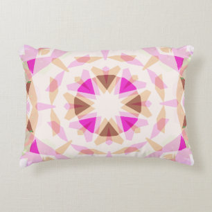 Bright Rosa Brown Star Dopamin Decor Eclectic Prydnadskudde
