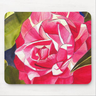 Bright rosa Camellia-blomma Musmatta