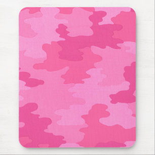 Bright Rosa Camouflage Mouse Pad Musmatta