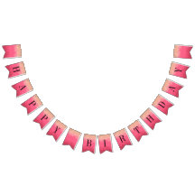 Bright Rosa Grattis på födelsedagen med Guld Glitt