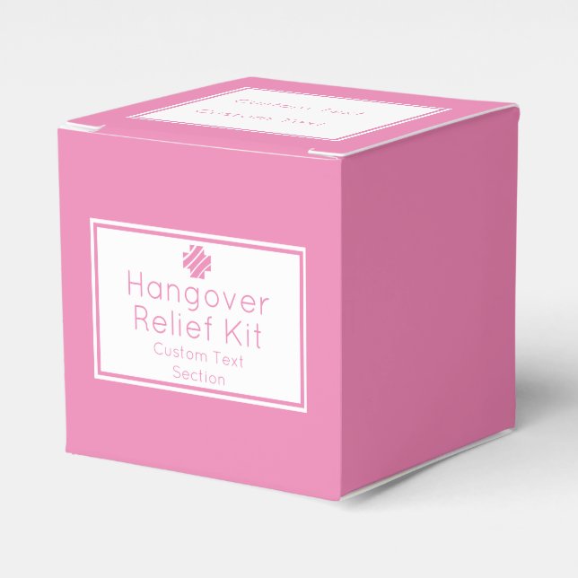 Bright Rosa Hangover Relief Kit Presentaskar (Framsidan Sidan)