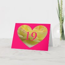 Bright Rosa Heart 19: e årsåldern