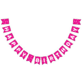 Bright rosa I kärlek tennis, anpassade Vimplar