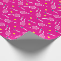 Bright rosa I kärlek tennis, Wrapping