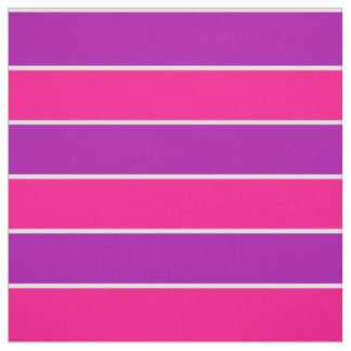 Bright Rosa Lila Wide Rand Stripe Mönster Tyg