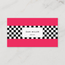 Bright rosa och schackbräde