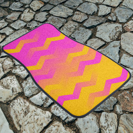 Bright Rosa & Orange Chevron Bilmatta