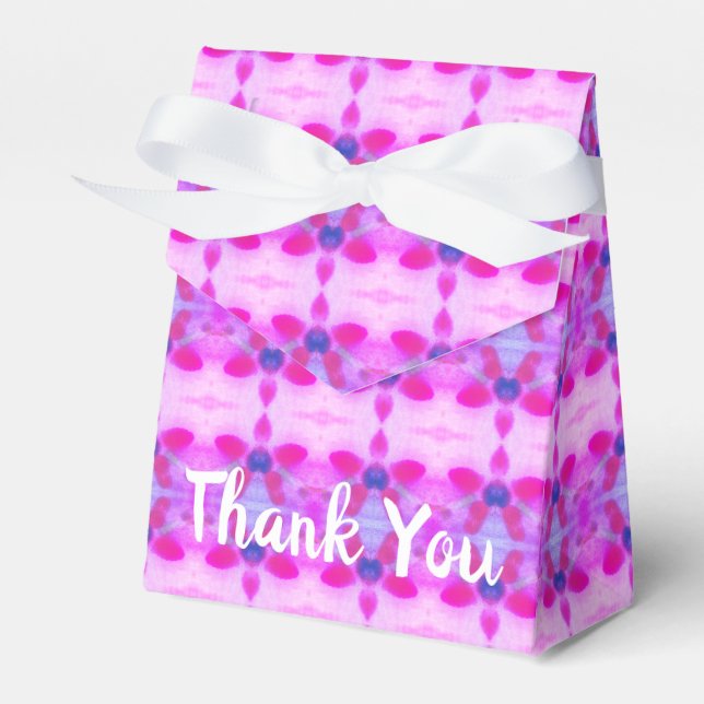 Bright Rosa Patterned Presentaskar (Framsidan Sidan)