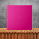 Bright Rosa Plain Solid Färg Kakelplatta<br><div class="desc">Vi presenterar vår ljusa Rosa Plain Solid Färg Ceramic Tile, ett dynamiskt och livligt tillägg till vilket utrymme som helst. Med sitt djärva rosa hue lägger den här plattan till ett färg och personlighet i ditt kök, badrum eller något annat område. Den är gjord av keramiskt högkvalitativt, den erbjuder hållbarhet...</div>