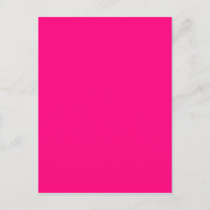 Bright Rosa ros hex-kod FF007F Vykort