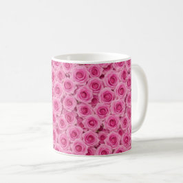 Bright Rosa ros Kaffemugg
