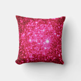 Bright Rosa Stars Pillow Kudde