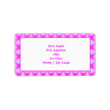 Bright Rosa Stora Returetiketter