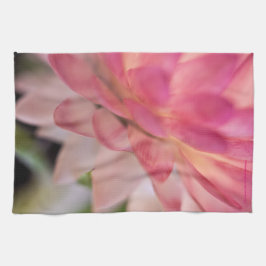 Bright Rosa Strawblomma Kökshandduk