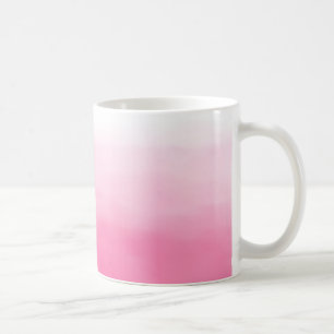 Bright Rosa Watercolor Ombre Mugg