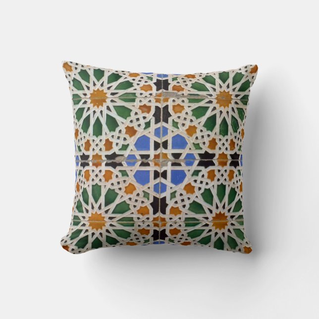 Bright Rustic Mosaic Kudde (Framsida)