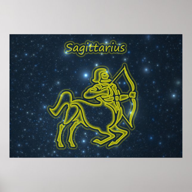 Bright Sagittarius Poster (Framsidan)