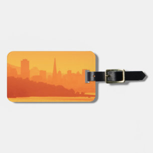 Bright San Francisco solset. Bagagebricka