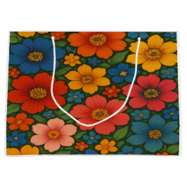 Bright Seamless Wildblomma Mönster