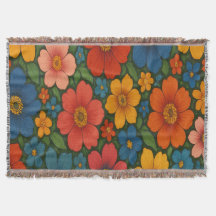 Bright Seamless Wildblomma Mönster