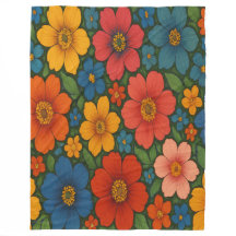 Bright Seamless Wildblomma Mönster