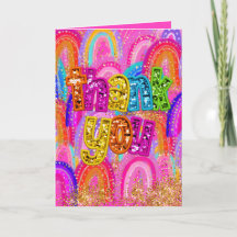 Bright Sequin Brev Rainbow