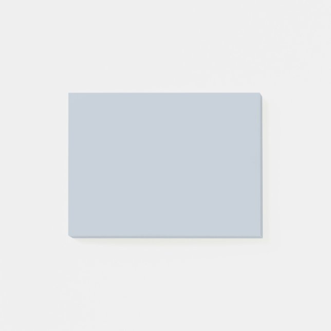 Bright Silver Blue färg Post-it Block (Framsida)