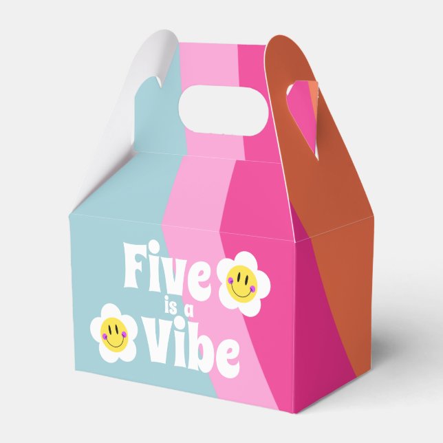 Bright Smiley Fem är en Vibe Favor Box Presentaskar (Framsidan Sidan)