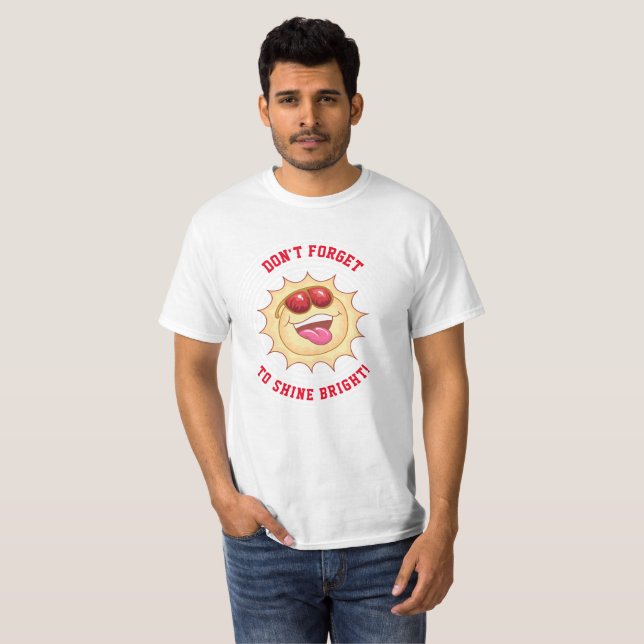 Bright Smiling Sol Shirt T (Hel framsida)