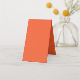 Bright Solid Orange Background Lojalitetskort