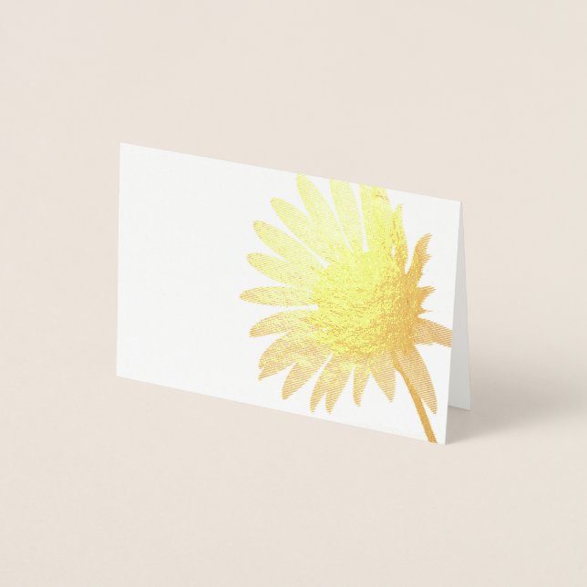 Bright Solros Folierat Kort (Framsida)