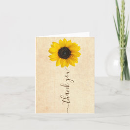 Bright Solros | Rustic Hand Lettered Tack Kort